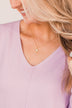 Sparkling Aura Pendant Necklace- Gold