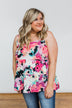 Wonderful For You Floral Babydoll Tank Top- Multi-Colored