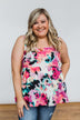 Wonderful For You Floral Babydoll Tank Top- Multi-Colored