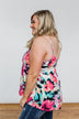 Wonderful For You Floral Babydoll Tank Top- Multi-Colored