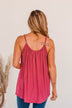 Festival Memories Crochet Tank- Rose Bud