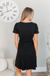 Sincere Smiles Smocked Knit Dress- Black