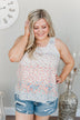 Strive For The Best Floral Tank Top- Ivory