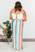 Sensational Summer Days Maxi Dress- Striped Multi-Color