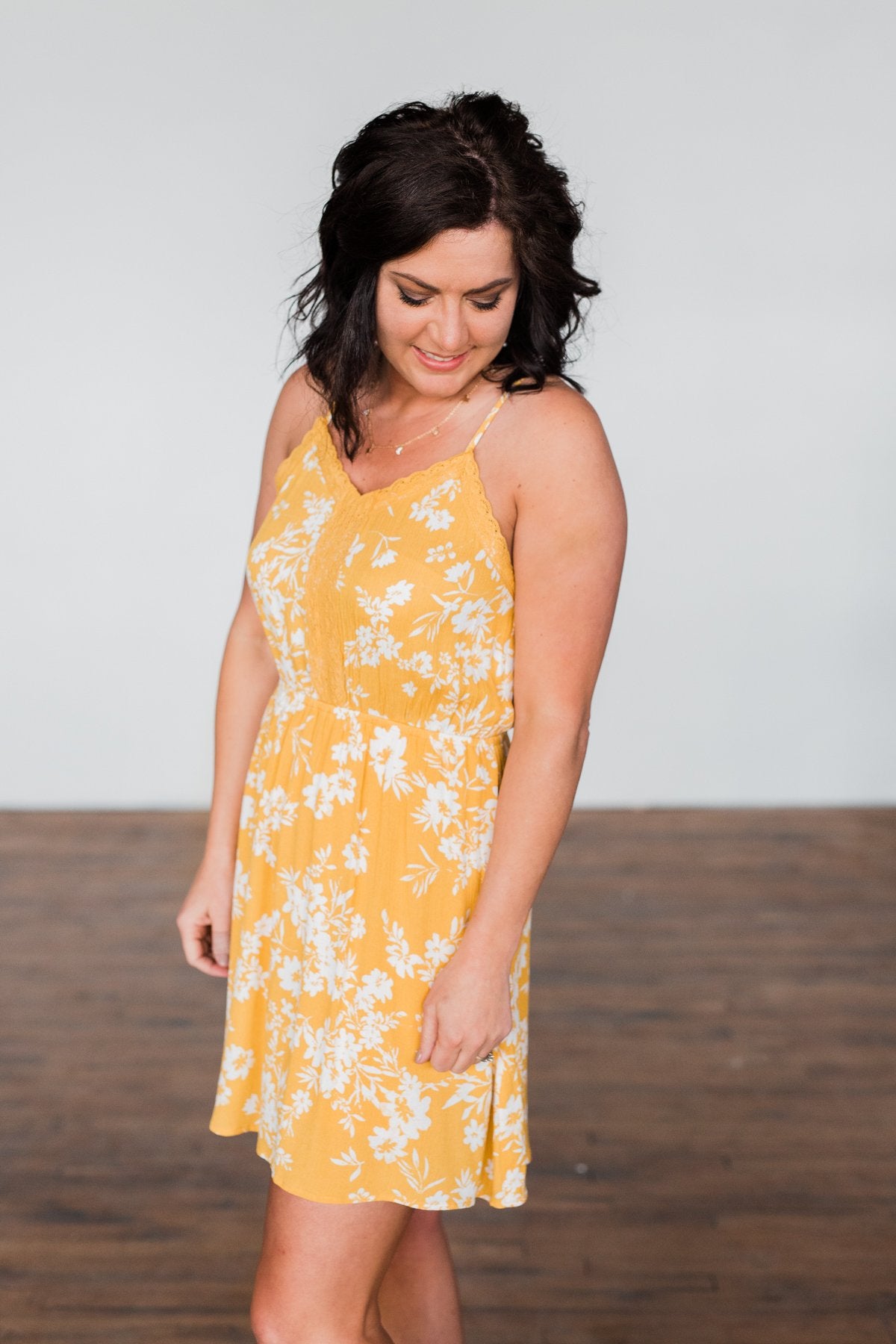 Like A Dream Floral Dress- Yellow