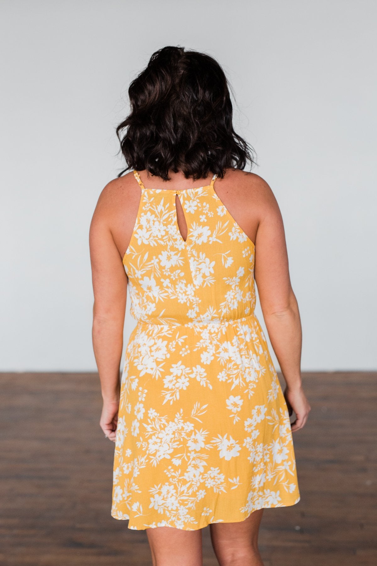 Like A Dream Floral Dress- Yellow