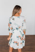 Anything I Want V-Neck Floral Dress- Ivory