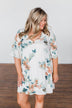 Anything I Want V-Neck Floral Dress- Ivory