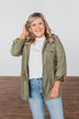 Care About You Lightweight Jacket- Olive