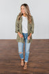 Care About You Lightweight Jacket- Olive