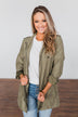 Care About You Lightweight Jacket- Olive