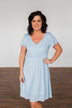 Here We Go Again Dress- Baby Blue