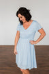 Here We Go Again Dress- Baby Blue