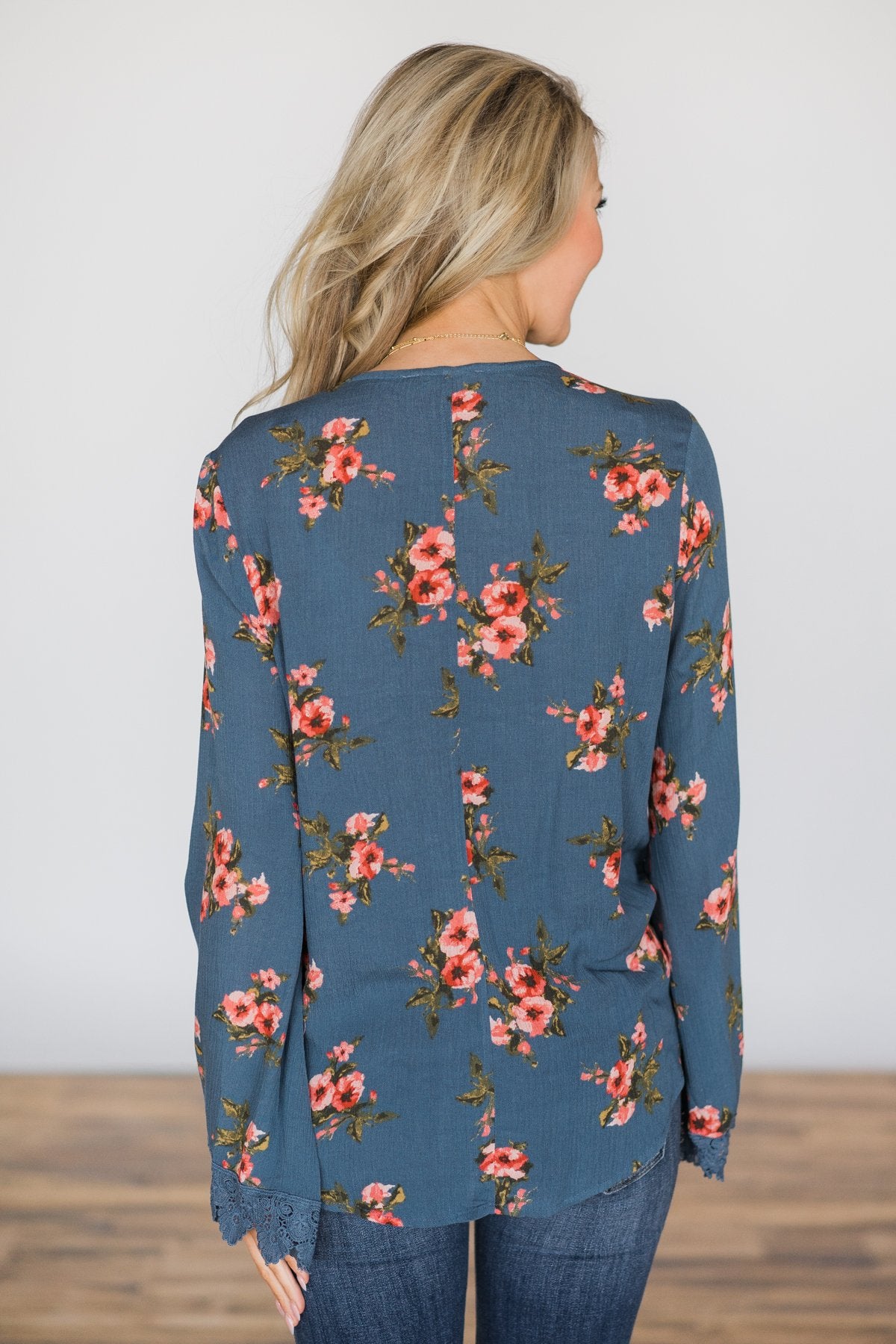 One Last Change Floral Top