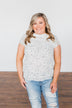 Give It A Go Ruffle Sleeve Top- Ivory