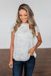 Give It A Go Ruffle Sleeve Top- Ivory