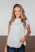Give It A Go Ruffle Sleeve Top- Ivory