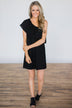 How Do You Like Me Now One Shoulder Dress- Black