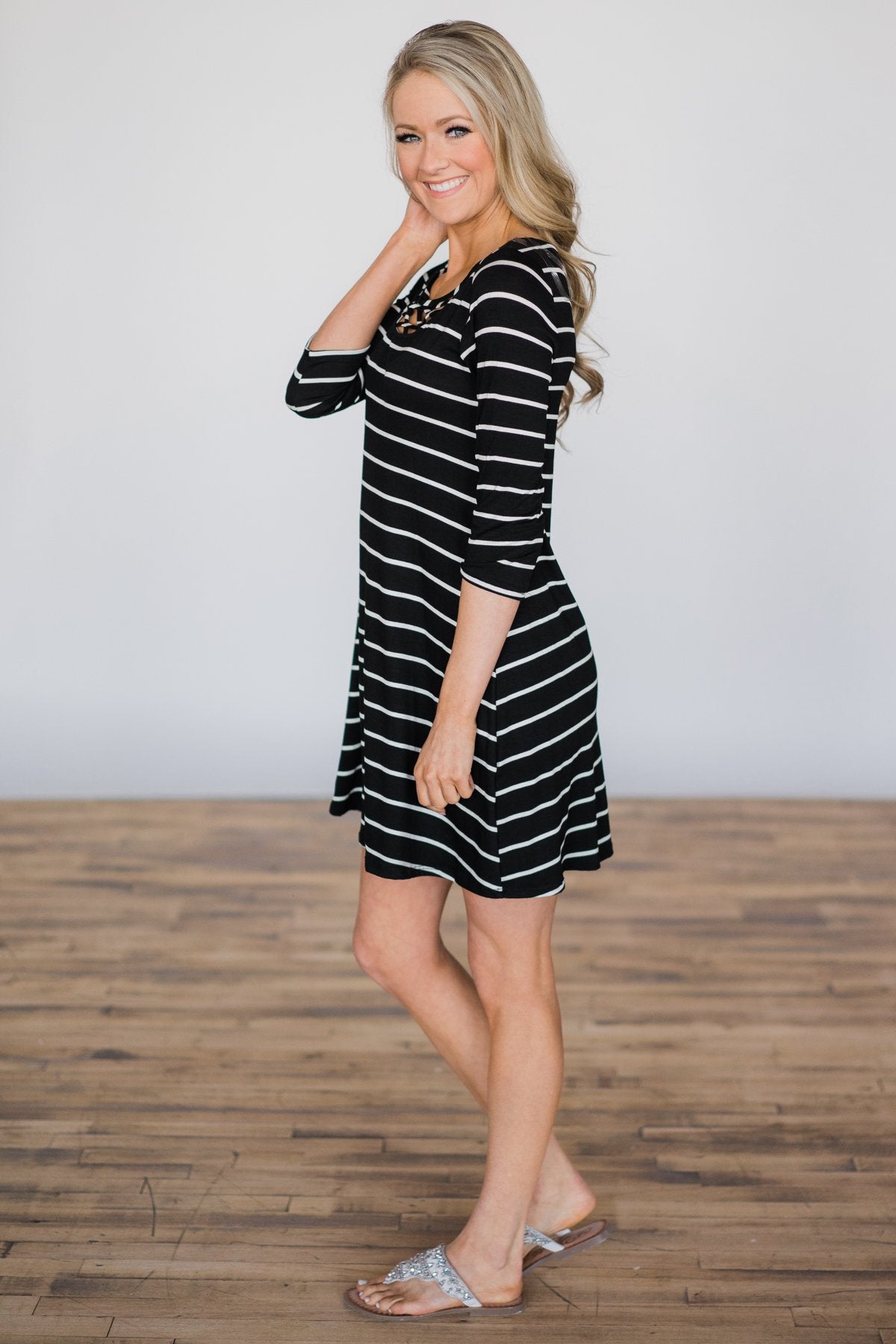 On the Lookout Striped Dress