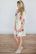 Right from the Start Cream Floral Dress