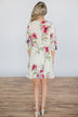 Right from the Start Cream Floral Dress