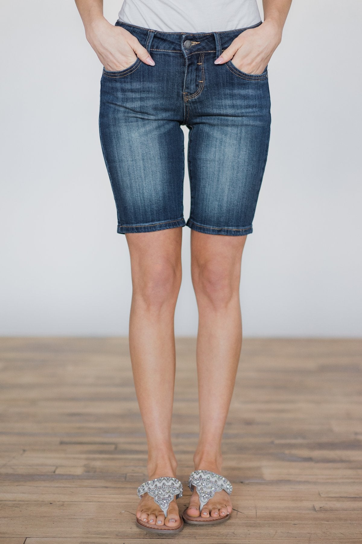 Judy Blue Denim Shorts - Emma Wash