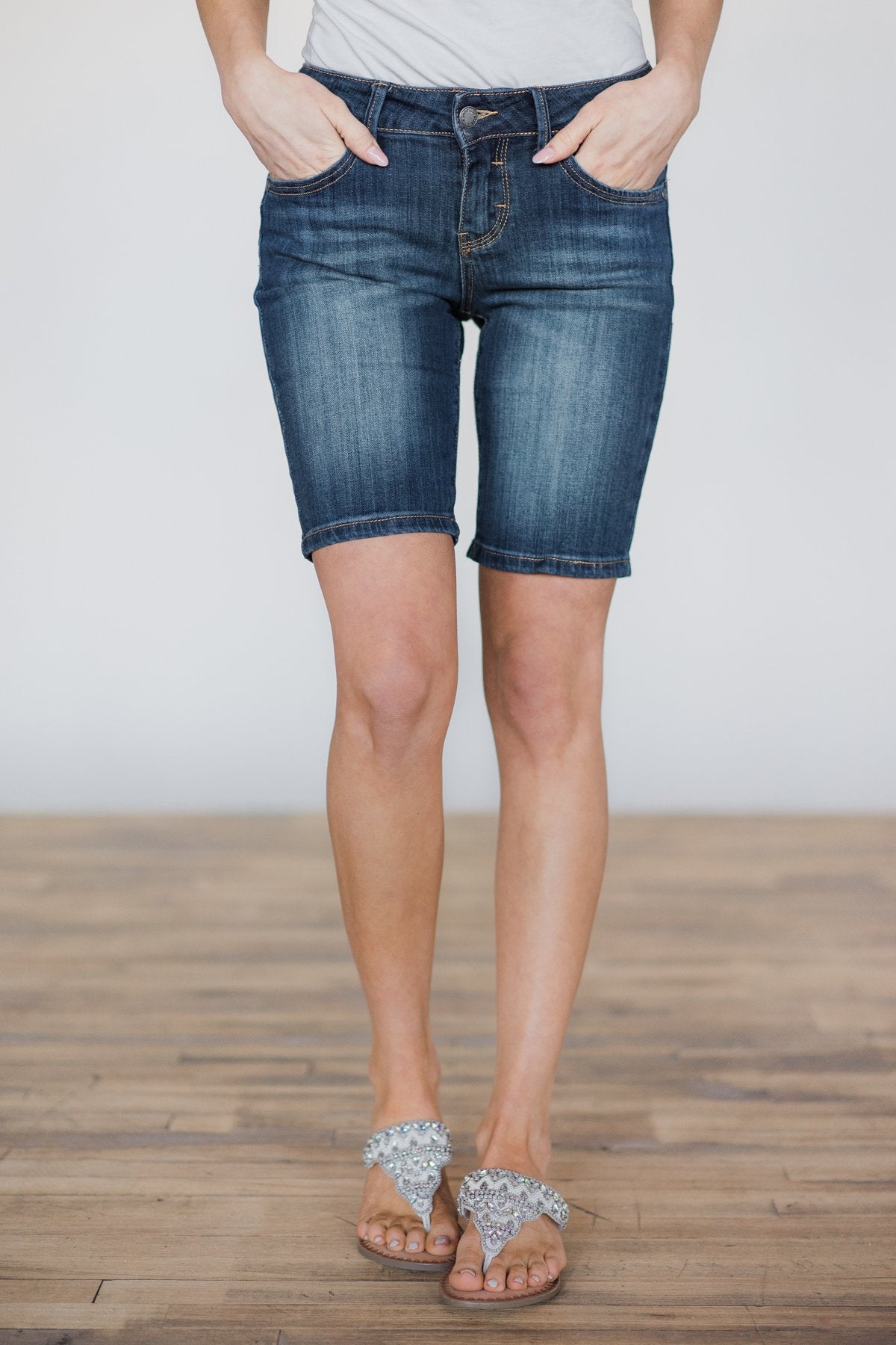 Judy Blue Denim Shorts - Emma Wash