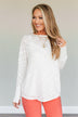 Making A Change Long Sleeve Top- Ivory