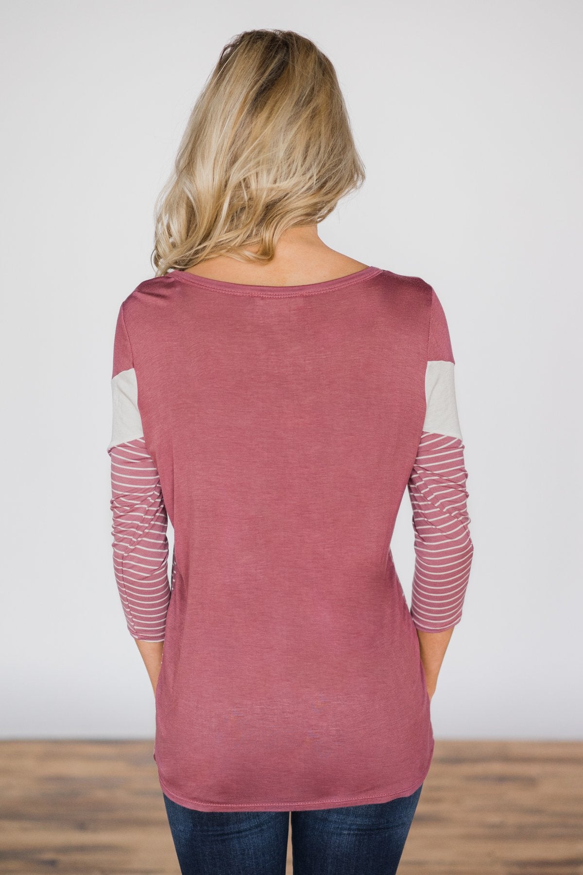 Keeping Promises Striped Top ~ Wild Strawberry