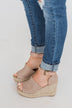 Not Rated Leif Wedges- Rose Gold