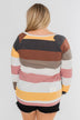 Better Off This Way Striped Top- Multi-Colored