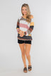 Better Off This Way Striped Top- Multi-Colored