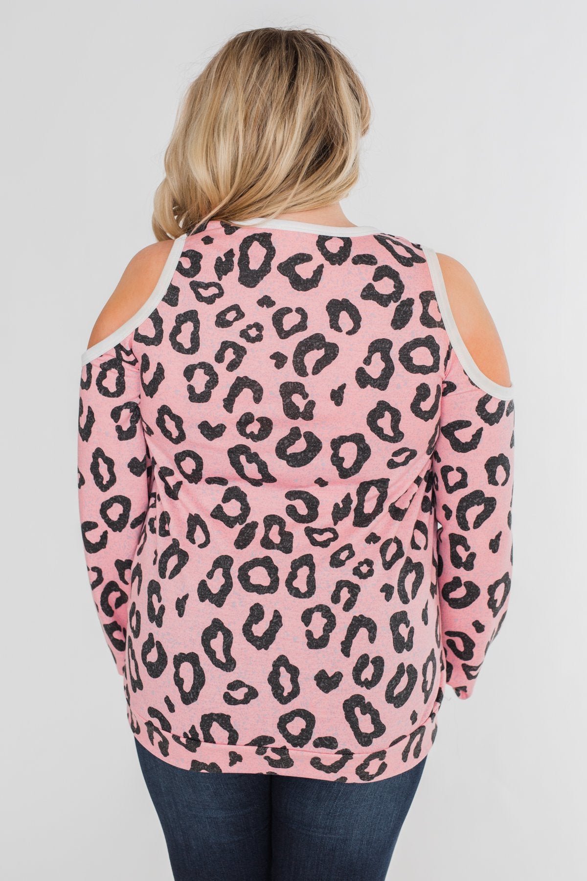 Pink cold hotsell shoulder tops