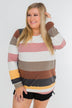 Better Off This Way Striped Top- Multi-Colored