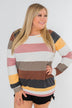 Better Off This Way Striped Top- Multi-Colored