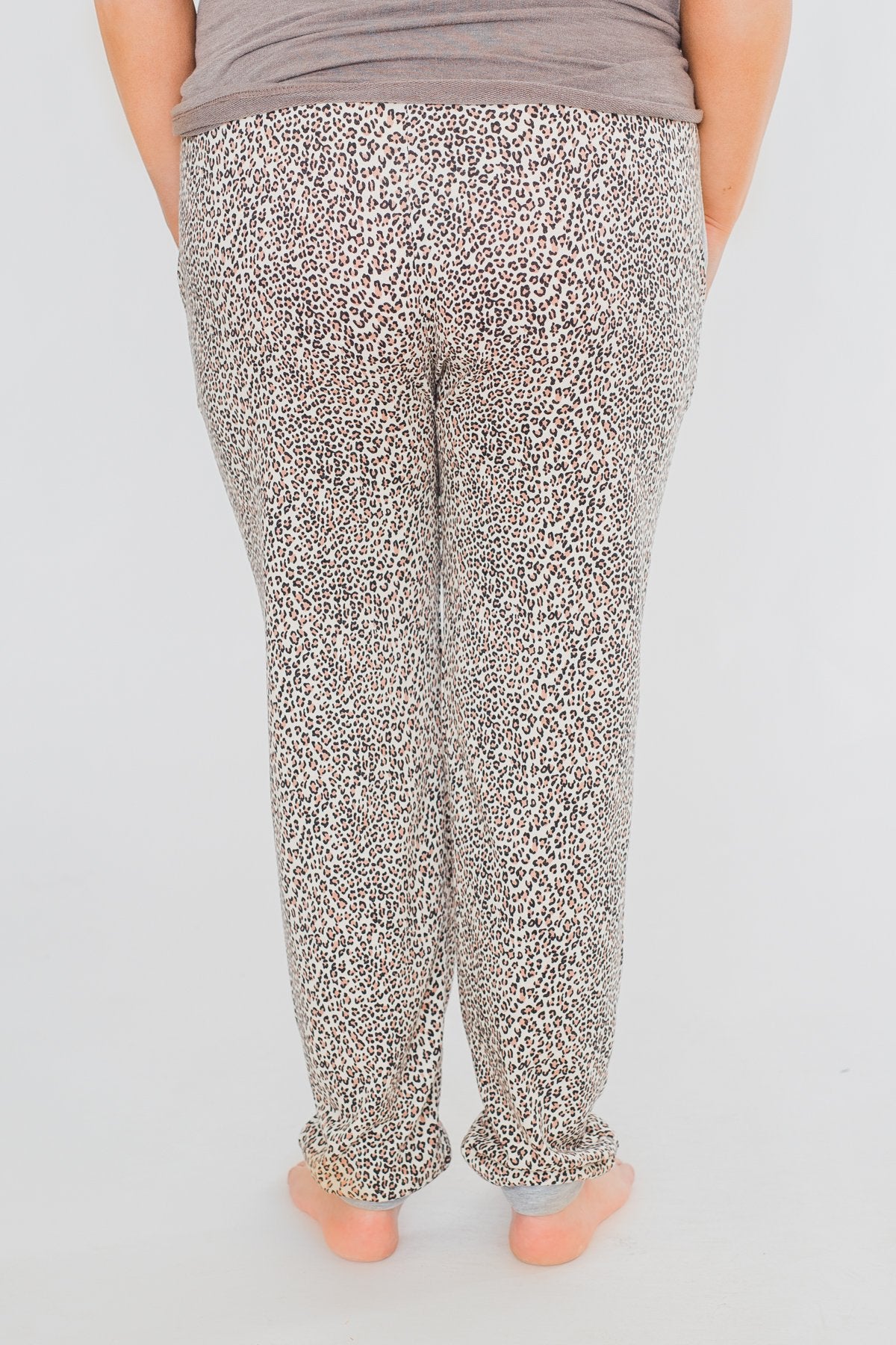 Aerie leopard joggers deals