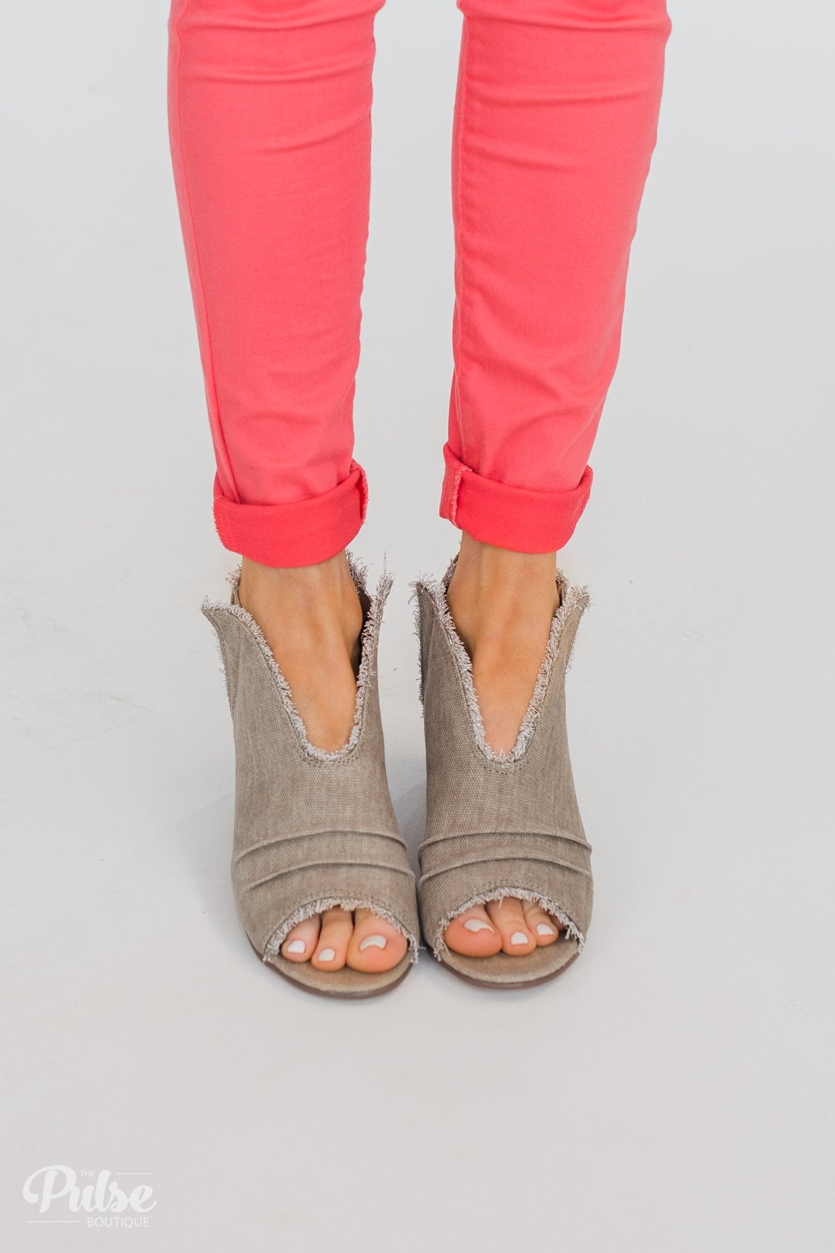 Very G Sunny Booties- Taupe