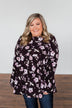 Make A Change Floral Babydoll Top- Eggplant Purple