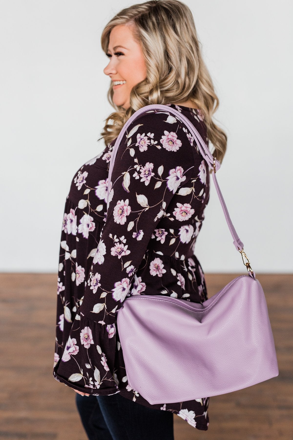 Bring on the Day Zipper Purse- Lavender
