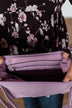 Bring on the Day Zipper Purse- Lavender