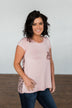Right On Time Leopard Pocket Top- Pink