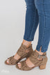 Very G Abby Block Heels- Taupe