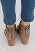 Very G Abby Block Heels- Taupe