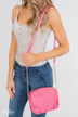 Essential Crossbody Purse- Fuchsia