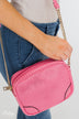Essential Crossbody Purse- Fuchsia