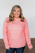 You've Got That Something Knit Sweater- Salmon Pink