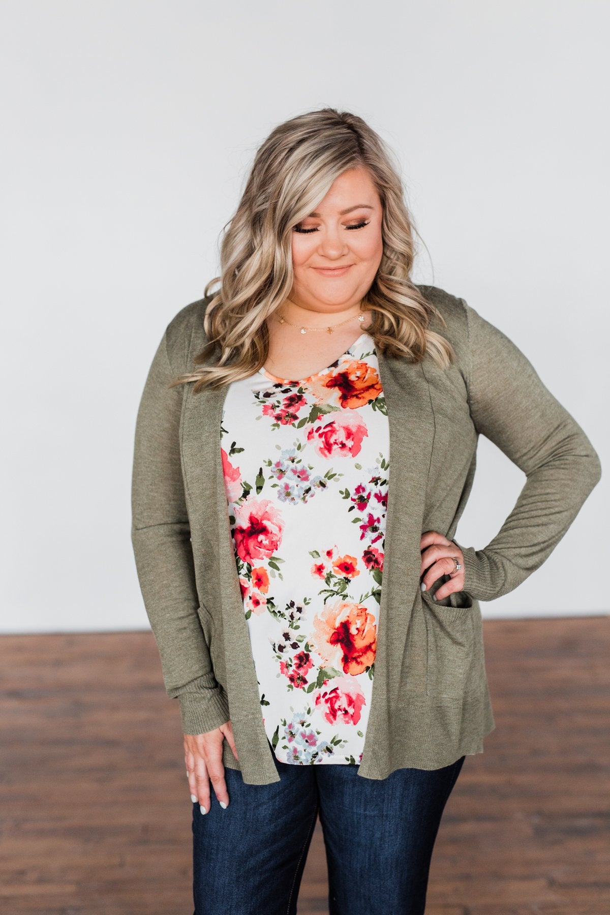 Love Blossoms Ruffle Floral Top- Ivory