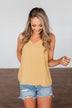 Have Me Hypnotized Tank Top- Mustard