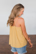 Have Me Hypnotized Tank Top- Mustard