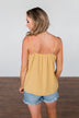 Have Me Hypnotized Tank Top- Mustard